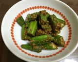 オクラの胡麻和え作り方3写真