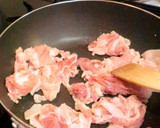ぱぱっと！豚肉と茄子とオクラ炒め作り方3写真