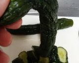 簡単　☆胡瓜の辛子漬け作り方8写真