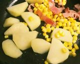 簡単！ベーコンポテト　お弁当に。作り方3写真