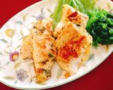 鮭のカレー風味バジルピカタ作り方11写真