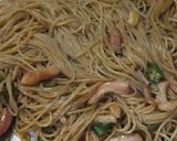 オクラとベーコンのペペロンチーノ醤油風味作り方9写真