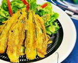 簡単♪オクラのジョン(卵付け焼き)作り方8写真