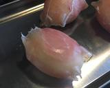 半熟卵の生ハム巻き。作り方2写真