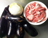 深夜食堂で食べた☆ナスと豚肉炒め作り方1写真