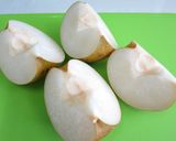 皮をひとむき♪梨orリンゴの綺麗なむき方作り方1写真