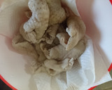 お父さんの鶏皮マヨポン作り方1写真