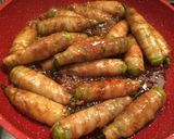 オクラの豚肉巻き作り方5写真