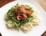 ピリ辛冷やし稲庭うどん作り方5写真