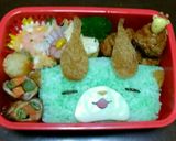 妖怪ウォッチ キャラ弁 ぷにコマ作り方6写真