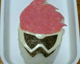 仮面ライダー エグゼイド L2 キャラ弁作り方5写真