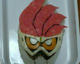 仮面ライダー エグゼイド L2 キャラ弁作り方9写真