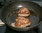 ハンバーグのクリーム粒マスタード煮作り方4写真