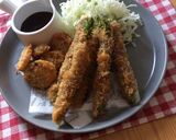 肉巻きアスパラ&れんこんフライ作り方11写真