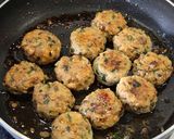 きのこたっぷり鶏つくねの大葉巻き作り方4写真
