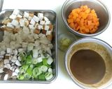 人参と厚揚げ薬膳味噌炒め作り方1写真