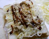 レンジで簡単！カツサンド(焼きパン粉)作り方7写真