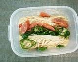 ☆手抜き☆ ずぼら弁当 ～塩味パスタ～作り方4写真