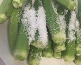 オクラの豚肉巻き オイスター炒め作り方2写真