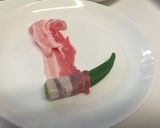 オクラの豚肉巻き オイスター炒め作り方5写真
