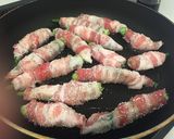 オクラの豚肉巻き オイスター炒め作り方7写真