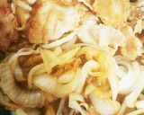 豚肉と玉葱の一味焼き作り方3写真
