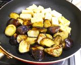 甘辛＆ヘルシー！なすと木綿豆腐の照り焼き作り方12写真