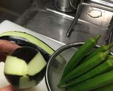 茄子とオクラのさっぱり胡麻和え作り方2写真