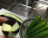 茄子とオクラのさっぱり胡麻和え作り方2写真