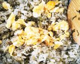たまごとじゃこの入った高菜チャーハン♡作り方3写真