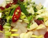 我が家の味～～さかな埋め揚げオクラ作り方1写真
