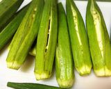 我が家の味～～さかな埋め揚げオクラ作り方3写真