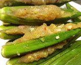 我が家の味～～さかな埋め揚げオクラ作り方4写真