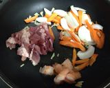 残りパスタで野菜たっぷりちゃんぽん作り方3写真