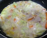 残りパスタで野菜たっぷりちゃんぽん作り方5写真