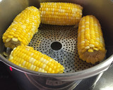 圧力鍋でとうもろこし(とうきび)を茹でる作り方1写真