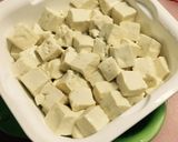 お豆腐サラダに鮭マヨドレッシング作り方1写真