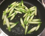 アスパラとアイコのニンニク炒め作り方4写真