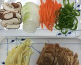 豚生姜焼きで春巻き作り方2写真