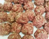 苦手を美味しく♪☆苦手入り肉団子☆作り方3写真