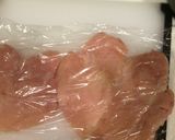 鶏の梅肉大葉巻き作り方1写真