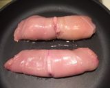 鶏の梅肉大葉巻き作り方3写真