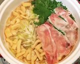 簡単！長ネギたっぷり豚しゃぶ鍋！作り方5写真