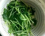 水菜とカニカマのマヨワサチーズあえ☆作り方3写真