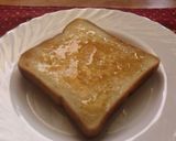 今日の朝食♡オリーブトースト(0^^0)作り方2写真