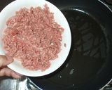 ひき肉・小松菜・人参・油揚げの野菜炒め煮作り方4写真