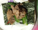 豚肉と野菜を海苔で巻いて食べよう。作り方6写真