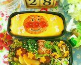 お弁当に♡アンパンマン♪オムライス★作り方5写真