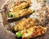 【主菜】オクラとみょうがのロール味噌マヨ作り方7写真
