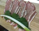 豚肉のねぎ大葉巻き作り方3写真